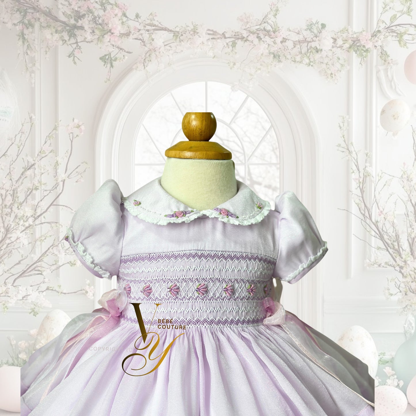 Lavina Silk Sparkle Organza Dress