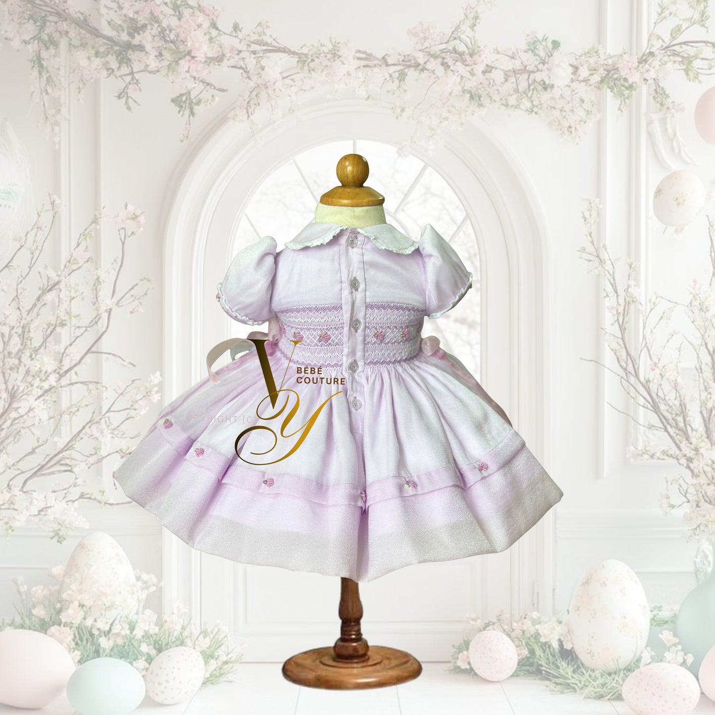 Lavina Silk Sparkle Organza Dress