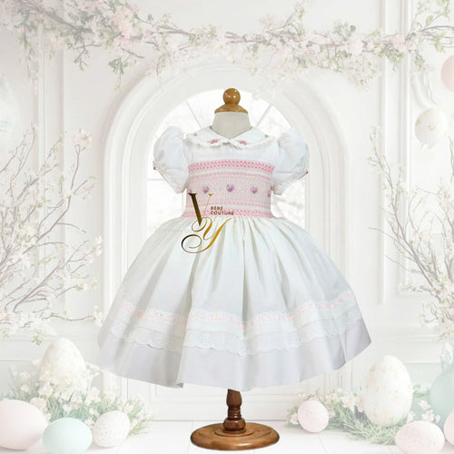 ✨ Rosalie Hand-Smocked Dress Couture
